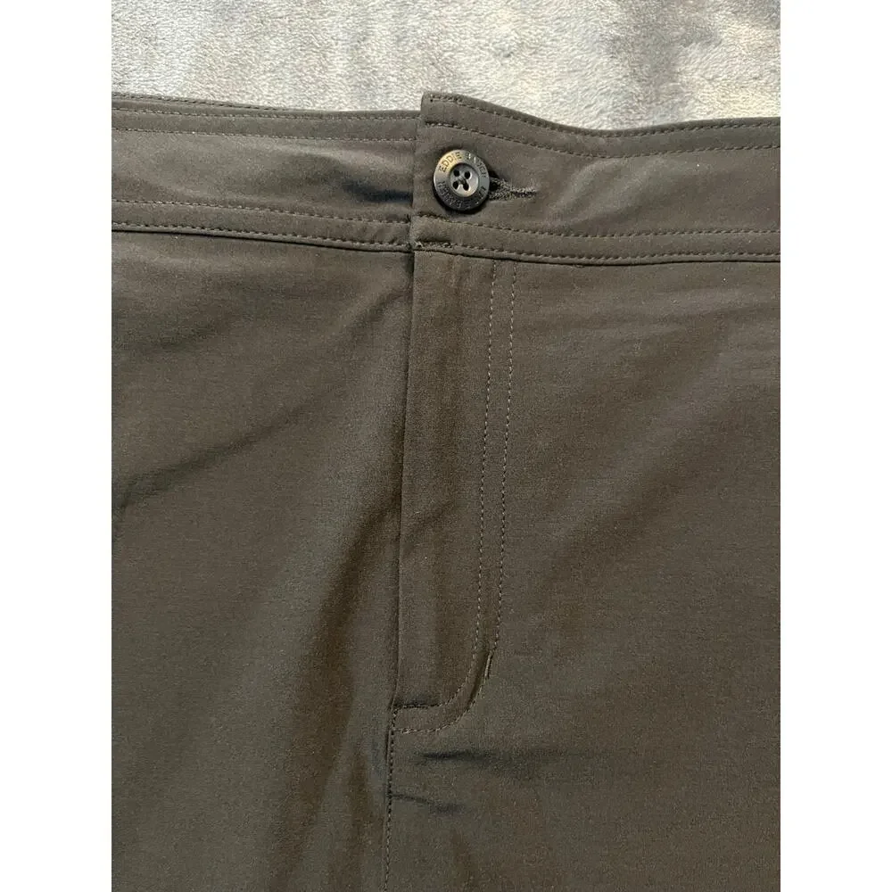 Eddie Bauer Adventurer 2.0 Skort Black Active Hiking Golf Skirt Shorts Size 16